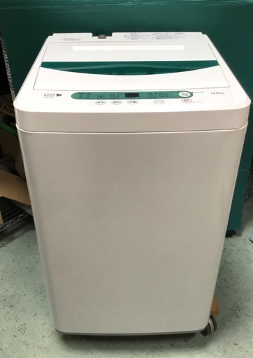 ＜動作・美品＞ヤマダ電機・全自動洗濯機 4.5kg・HERB Relax・YWM-T45A1