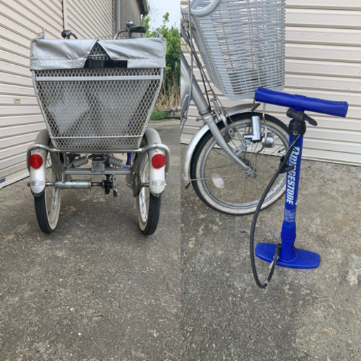 千葉県 ブリヂストン 三輪 自転車 ワゴン カバー付き 配達可