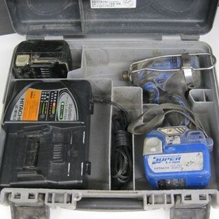 日立工機 コードレスインパクトドライバ WH14DBAL2 14.4V バッテリー×2