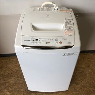 【TOSHIBA】 東芝 全自動電気洗濯機 2013年製 AW-42ML(W) 4.2kg ホワイト