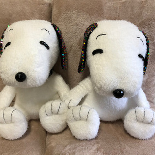 Snoopyぬいぐるみx2