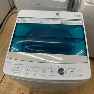 R538 分解清掃済み♪ ハイアール 2017年製 4.5kg 洗濯機 JW-C45A カード、