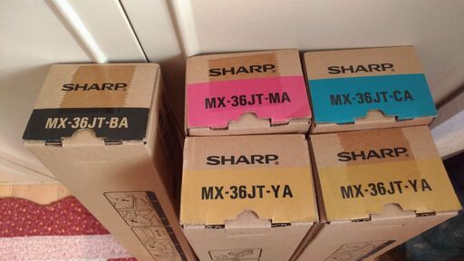 SHARP 純正トナー  MX-36JT 3色