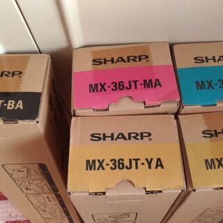 【ネット決済・配送可】SHARP 純正トナー  MX-36JT 3色