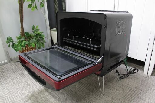 Amazon | 東芝(TOSHIBA) 過熱水蒸気オーブンレンジ 30L 石窯ドーム 300℃ 2段調理 ER-WD3000(R) グランレッド  フラットテーブル | TOSHIBA(東芝) | オーブンレンジ 通販