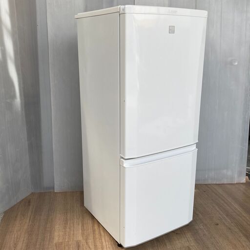 【稼働品】 MITSUBISHI/三菱☆ノンフロン冷凍冷蔵庫146L☆MR-P15ED-KW☆2018年製