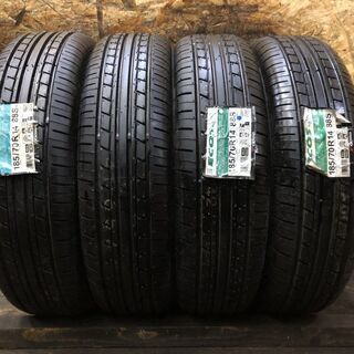 新品 YOKOHAMA ECOS ES31 185/70R14 14インチ 夏タイヤ 4本 ノート 