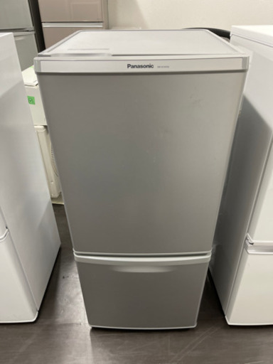 洗浄済み。パナソニック　Panasonic 2017年製　138L 冷蔵庫NR-B149W-S