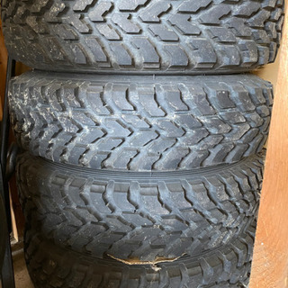 ジムニー用5.5J×16OFF22 トランパスMT 195R16 タイヤホイールセット