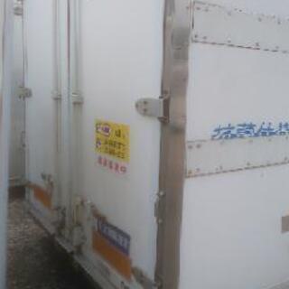 香取市山之辺】【床は美品アルミ縞板】【横扉付き】保冷コンテナ 長さ