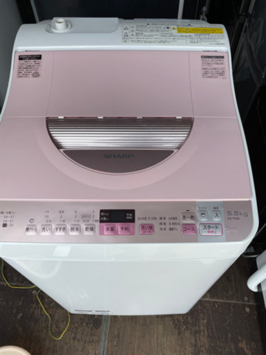 No.764 SHARP 5.5kg/3.5kg 洗濯乾燥機　2017年製　近隣配送無料