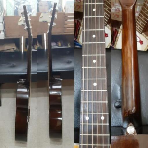 ジャパンオールドMorris F-10 初期黒ヘッド、インレイロゴ（再生品）