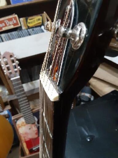 ジャパンオールドMorris F-10 初期黒ヘッド、インレイロゴ（再生品）