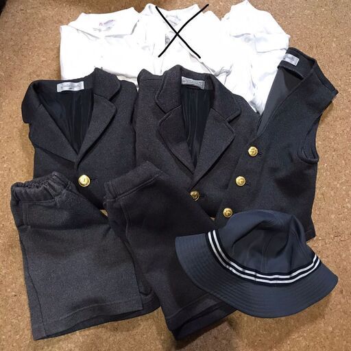 \u003c取引中\u003e津田山幼稚園　制服　体操服　男の子　男子　制服系1点600円 体操服系1点500円　合計16点