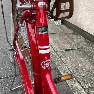【美品】幼児用座席付き自転車