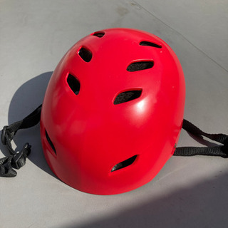 【ネット決済】ヘルメット　赤　Lサイズ　(57-59センチ)