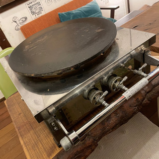 極美品　クレープ焼き器　ガス 極美品クレープ焼き器ガス