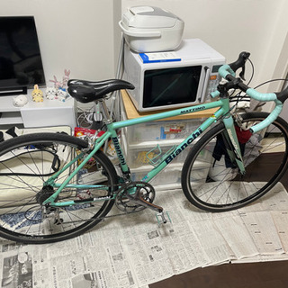 [値下げしました]ビアンキ ロードバイク カーボンフォーク アルテグラ組 値下げしました]ビアンキ ロードバイク カーボンフォーク アルテグラ組