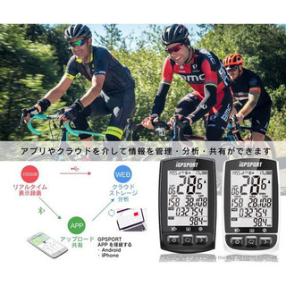 Amazon | GPS自転車コンピュータANT+機能付きiGPSPORT iGS50E大