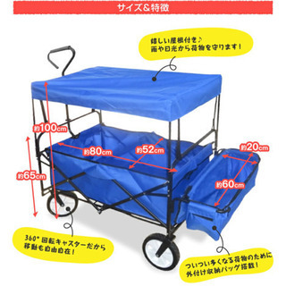 キャリーワゴン 散歩 BBQ キャンプ 子ども 公園