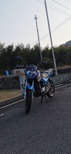 整備済み YBR125K ブルー 125cc! 自賠責付き