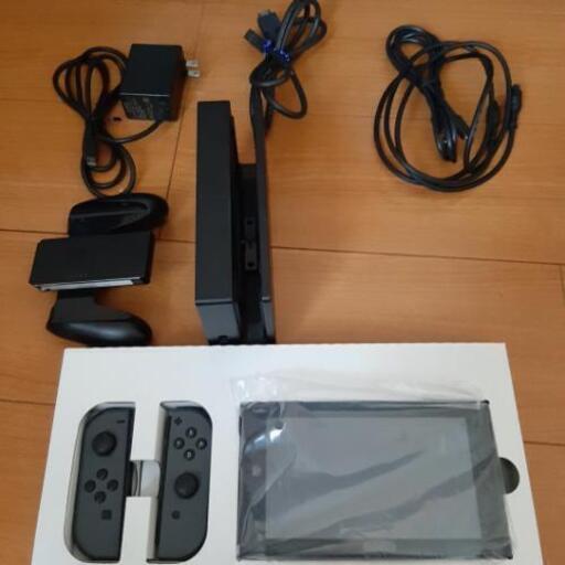 Switch 本体 グレー ストラップ無しの一式セット 箱入り