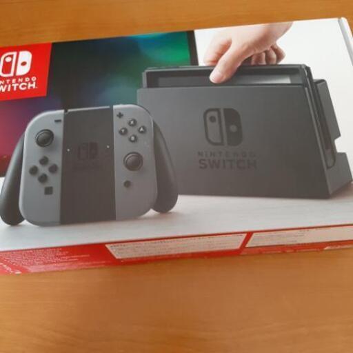 Switch　本体　グレー　ストラップ無しの一式セット　箱入り