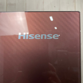 4/2 終 Hisense 冷凍冷蔵庫 HR-G13A BR 2018年製 ガラストップ 2ドア 134L ブラウン 冷蔵庫 ハイセンス 菊NS - 札幌市
