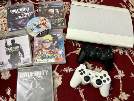 PS3  4000B  人気のホワイトカラー　多数おまけ付き！