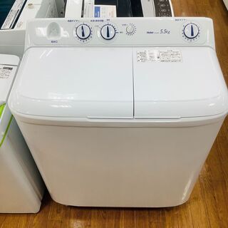 安心の6ヶ月間動作保証付！2015年製ハイアールの2槽式洗濯機