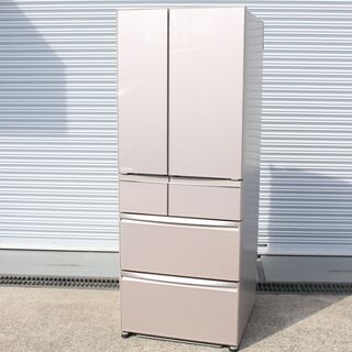 T697) 三菱 ノンフロン冷凍冷蔵庫 6ドア MR-WX60D...