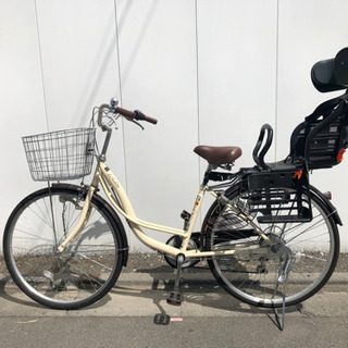 【ネット決済】非電動自転車！後ろ子供乗せ付き！！