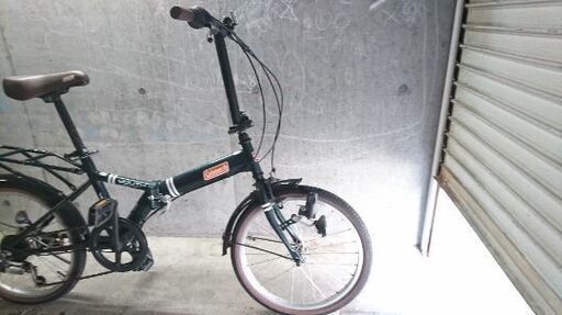 折りたたみ自転車中古 Coleman コールマン 外装6段変速 ライトリアキャリア付き タイヤ20インチ 折りたたみ自転車中古 Coleman コールマン 外装6段変速 ライトリア