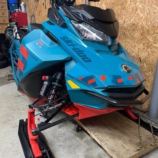 スノーモービル 2019年 skidoo g4 165 フリーライド 道東 めちゃ走りますの画像