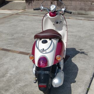 YAMAHA ビーノデラックス(SA37J)4スト☆ヤマハ リモコンビーノ（白/赤