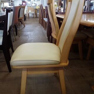 【愛品倶楽部柏店】　サンコウ　マルセイユ　ダイニング５点セット　回転チェア　ナチュラルカラ―　【店舗同時販売中】