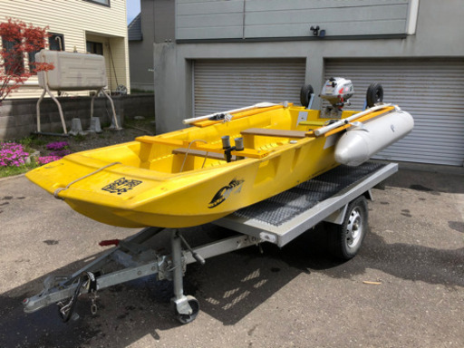 ＲＹＯＢＩボートエース 免許不要 船外機、トレーラーオプション購入有り