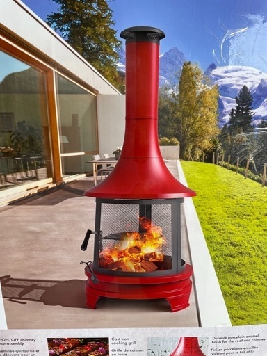 【新品】OUTDOOR FIREPLACE  暖炉\u0026バーベキュー
