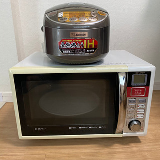 電子レンジ　炊飯器セット