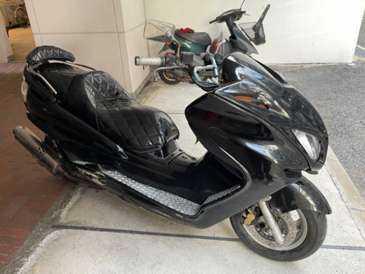 【YAMAHAマジェスティーc】SG03J オールブラック　カスタム　低走行車
