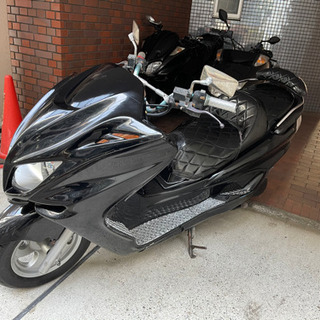 【YAMAHAマジェスティーc】SG03J オールブラック　カスタム　低走行車