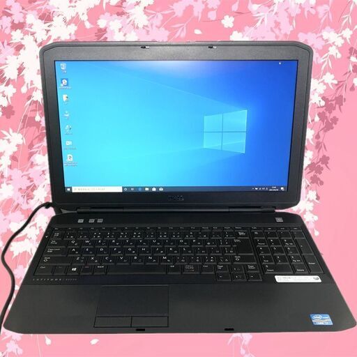 【送料無料】1台限定 ノートパソコン 中古良品 15.6型 DELL E5530 第3世代Core i7 8GB 750G DVDRW 無線 Windows10 テンキー付 LibreOffice