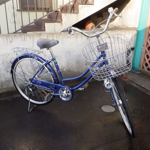 防犯登録解除済み 26インチ 6段切り替え ライト付き