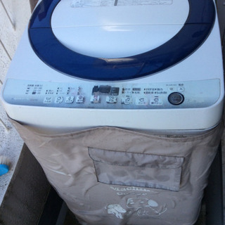 【中古・無料】SHARP 7kg 2014年製造 直立式洗濯機
