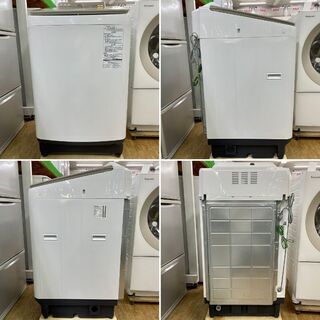 超美品【 Panasonic 】パナソニック 洗濯10.0kg 全自動洗濯機 フラット 