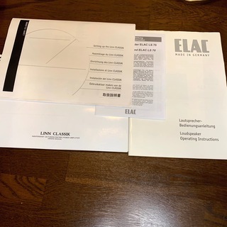 ELAC スピーカー BS203 とLINN CLASSIK-K CLASSIK MUSIC 100V仕様 CD