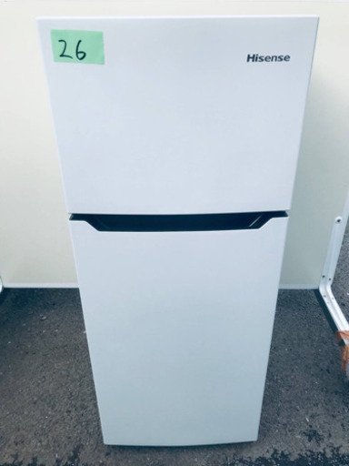 26番 Hisense✨2ドア冷凍冷蔵庫✨HR-B1201‼️