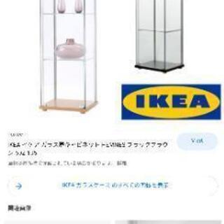 イケアのガラスケース　IKEAコレクションケース