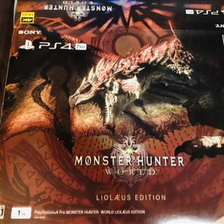 (商談中)PS4フルセット　PS4 pro 1TB リオレウスエディション　黒