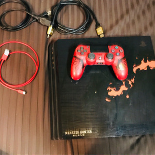 (商談中)PS4フルセット　PS4 pro 1TB リオレウスエディション　黒